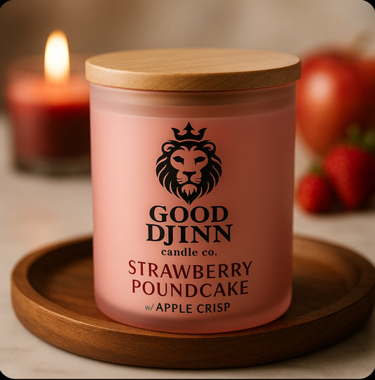 Strawberry Pound Cake w/ Apple